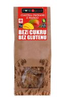 Ciastka owsiane z mango bez glutenu, bez dodatku cukru 150 g Pure&Good - Mercatare