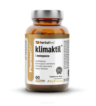 KAPSUŁKI NA MENOPAUZĘ (KLIMAKTIL) BEZGLUTENOWE 60 szt. - PHARMOVIT (HERBALLINE)