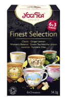 HERBATKA FINEST SELECTION (MIX HERBATEK) BIO (6 x 3 TOREBKI) 34,2 g - YOGI TEA