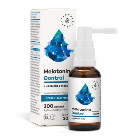 Melatonina Control + Melisa aerozol 30 ml Aura Herbals