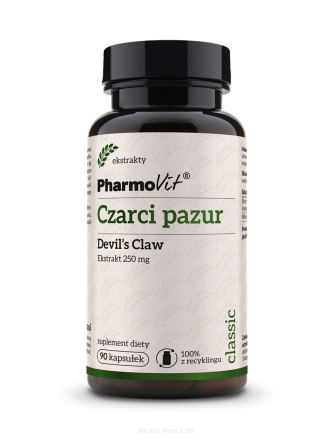 Czarci pazur Devil`s Claw 250 mg 90 kaps | Classic Pharmovit