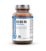 K2+D3-Vit Softgel Active 60 kaps | Clean Label Pharmovit