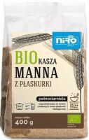 KASZA MANNA Z PŁASKURKI BIO 400 g - NIRO