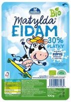 Ser edam w plastrach 30% tł. BIO 100 g