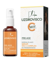 SERUM DO TWARZY NORMALIZUJĄCE NA PRZEBARWIENIA 15 % C COMPLEX 30 ml - UZDROVISCO (PRE-AGE)