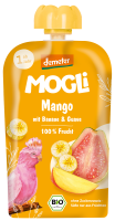 MUS BANAN - GUAWA - MANGO BEZ DODATKU CUKRÓW OD 1 ROKU DEMETER BIO 100 g - MOGLI