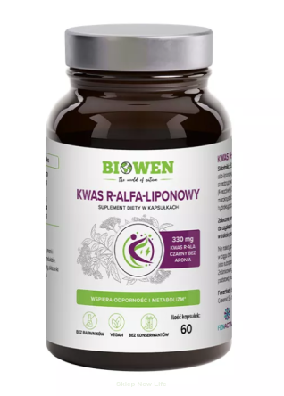 KWAS R-ALFA-LIPONOWY 60 KAPSUŁEK - HEMPKING (BIOWEN)