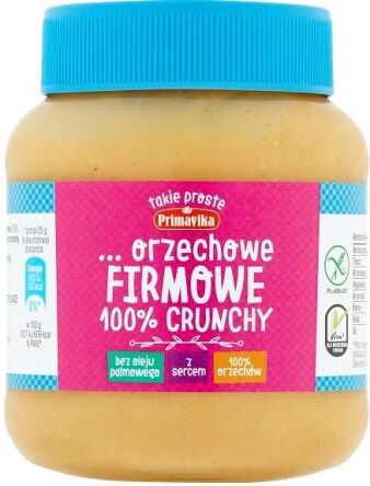 Pasta orzechowa firmowa 100% crunchy 350 g