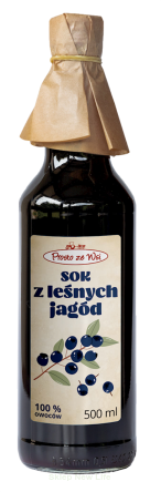 SOK JAGODOWY 500 ml - PROSTO ZE WSI