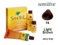 NATURALNA FARBA SANOTINT LIGHT SENSITIVE  NR 74 Light Brown (jasny brąz)