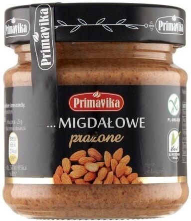 Pasta migdałowa z prażonych migdałów 185 g