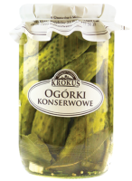 OGÓRKI KONSERWOWE 650 g (320 g) - KROKUS