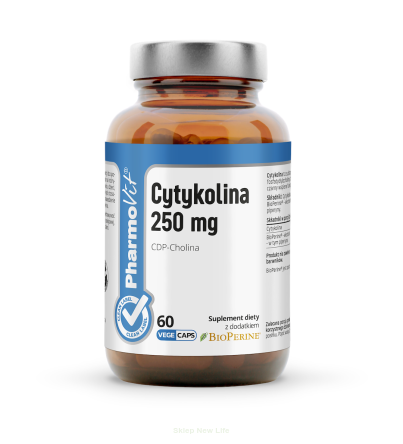 Cytykolina 250 mg CDP-Cholina 60 kaps Clean Label Pharmovit