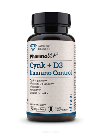 Cynk + D3 Immuno Control 90 kaps | Classic Pharmovit