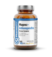 Magnez + Ashwagandha Stress Complex 60 vege kaps | Clean Label Pharmovit