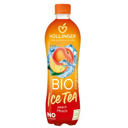 NAPÓJ ICE TEA O SMAKU BRZOSKWINIOWYM BIO 500 ml - HOLLINGER