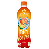 NAPÓJ ICE TEA O SMAKU BRZOSKWINIOWYM BIO 500 ml - HOLLINGER