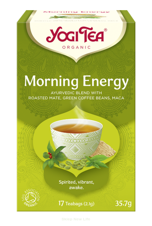 HERBATKA PORANNA ENERGIA (MORNING ENERGY) BIO (17 x 2,1 g) 35,7 g - YOGI TEA