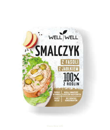 SMALCZYK Z FASOLI Z JABŁKIEM 125 g - WELL WELL