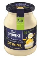 JOGURT KREMOWY CYTRYNOWY (7,5 % TŁUSZCZU W MLEKU) BIO 500 g (SŁOIK) - SOBBEKE