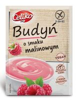 BUDYŃ O SMAKU MALINOWYM BEZGLUTENOWY 40 g - CELIKO