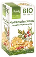 HERBATKA IMBIR - POMARAŃCZA BIO (20 x 1,5 g) 30 g - APOTHEKE