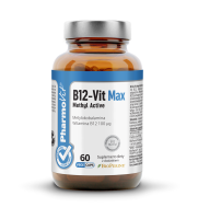 WITAMINA B12 (100 µg) BEZGLUTENOWA 60 KAPSUŁEK - PHARMOVIT (CLEAN LABEL)