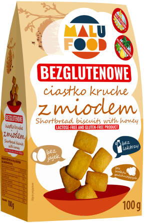 Ciastka kruche z miodem BEZGL. 100 g