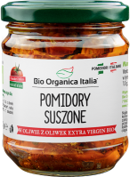 POMIDORY SUSZONE W OLEJU BIO 190 g (SŁOIK) - BIO ORGANICA ITALIA