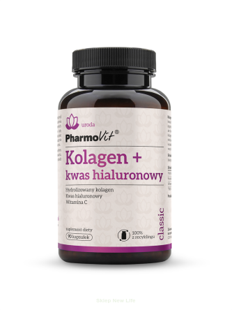 Kolagen + kwas hialuronowy 90 kaps | Classic Pharmovit