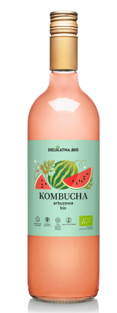 KOMBUCHA ARBUZOWA BIO 750 ml - DELIKATNA