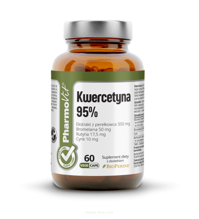 KWERCETYNA BEZGLUTENOWA 60 KAPSUŁEK - PHARMOVIT (CLEAN LABEL)