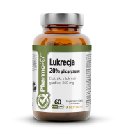 Lukrecja 20% glicyryzyny 60 kaps Vege | Clean Label Pharmovit