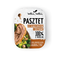 PASZTET SŁONECZNIKOWY Z GRZYBAMI 115 g - WELL WELL