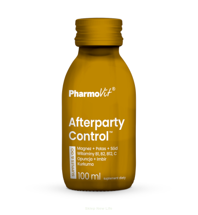 SHOT AFTERPARTY CONTROL BEZGLUTENOWY 100 ml - PHARMOVIT (SUPPLES & GO)