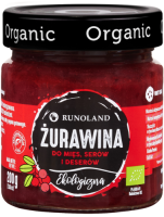 ŻURAWINA DO MIĘS, SERÓW I DESERÓW BIO 200 g - RUNOLAND