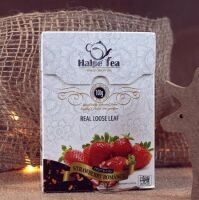 Czarna herbata liściasta z dodatkiem Truskawki 100g, Halpe Tea