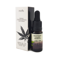 Konopny ekstrakt z CBD 10% 10ml - India Cosmetics 