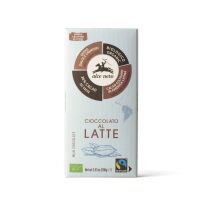 CZEKOLADA MLECZNA FAIR TRADE BIO 100 g - ALCE NERO