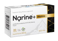 Narine+ Mumio Prawidłowy Metabolizm 200 mg, 30 kapsułek - Narine Narum
