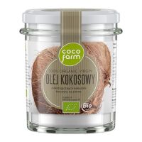 OLEJ KOKOSOWY 100% ORGANIC VIRGIN BIO tłoczony na zimno 240 g (260 ml) Coco Farm