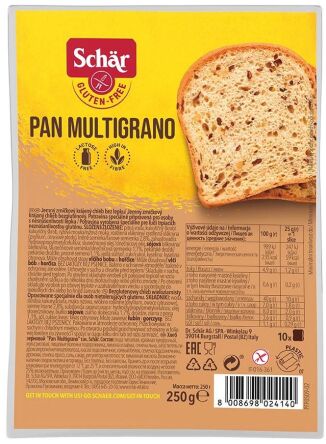 Pan Multigrano- chleb wieloziarnisty BEZGL. 250 g