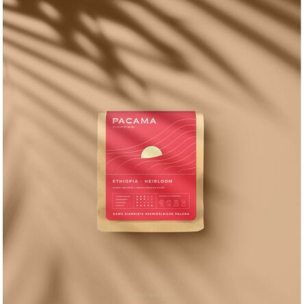 Kawa ziarnista - Ethiopia - Heirloom 100% Arabica Specialty świeżo palona 250g - Pacama Coffee